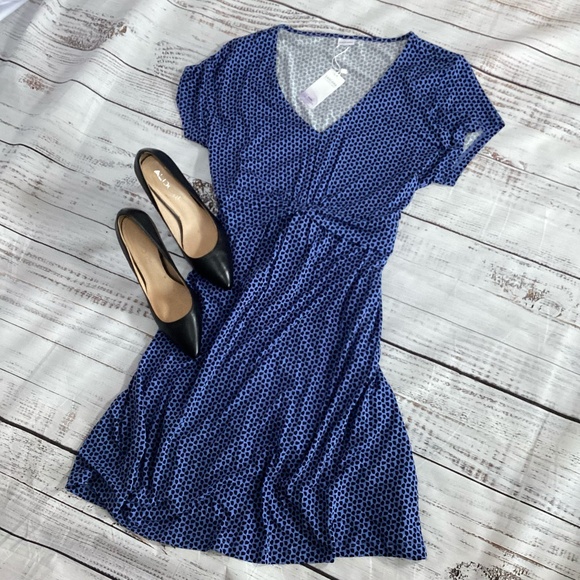 2049. Lascana Purple & Black Dress NWT Size 14 - Picture 5 of 5